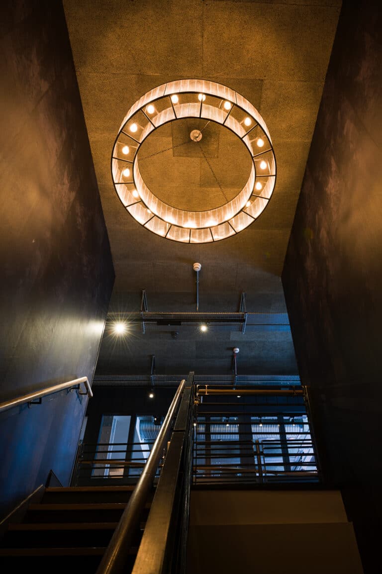 The Chamberlain Hotel stairwell lighting