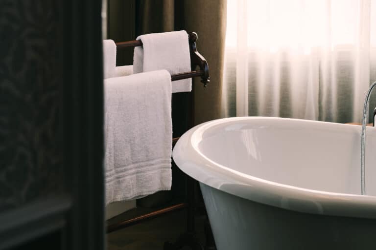 luxury bathroom details