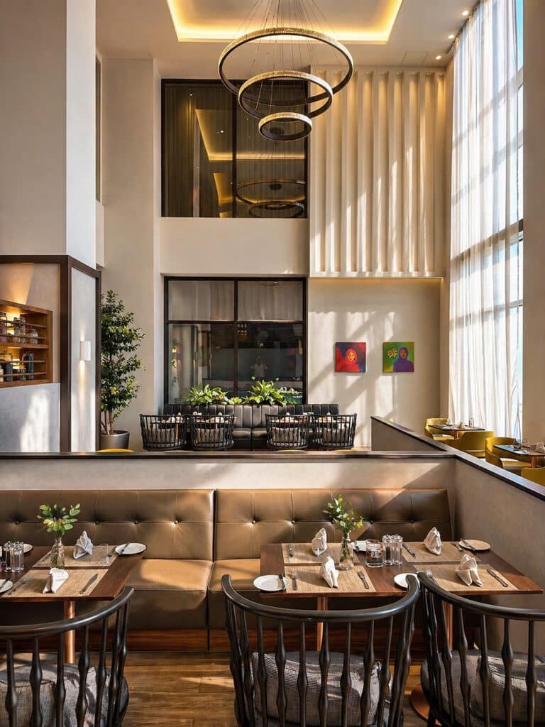 Sibley grove al khozama kaust hotel saudi arabia restaurant dining interior design luxury hospitality